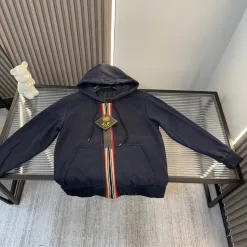 Hochwertige Burberry Coat Striped Kollektion