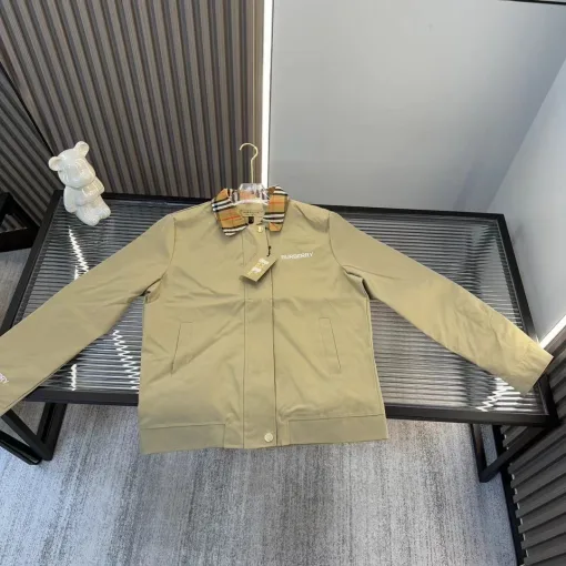 Hochwertiger Burberry Mantel Plaid Luxus