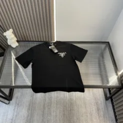 Hochwertige Prada Kurzarm Logo Luxus