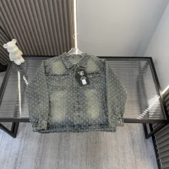 Premium Prada Jacken Denim Distressed Luxus