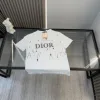 Bestseller Dior Kurzarm Silber Print Luxus