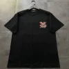 Premium Louis Vuitton Kurzarmhemd aus schwarzer Baumwolle im Logo-Stil