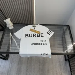 Premium Burberry Kurzarm Logo Luxus