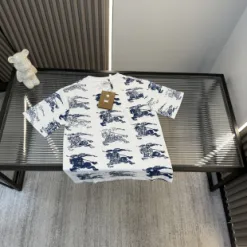 Bestseller Burberry Kurzarm Print Luxus