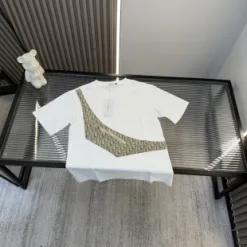 Hochwertiges Fendi Kurzarmhemd Monogramm Luxus