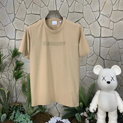 Premium Qualität Burberry Kurzarm Baumwolle Logo Luxus