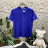 Premium Qualität Burberry Kurzarm Blau Baumwolle Solid Style