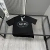 Premium Prada Kurzarm-Logo-Kollektion