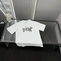 Hochwertiger Dior-Kurzarm-Monogramm-Stil