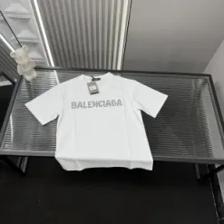 Balenciaga-Kurzarm-Strass-Stil in Premiumqualität