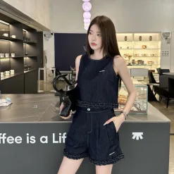 Premium Miu Miu Shorts Denim Logo Luxus