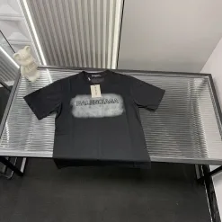 Premium Balenciaga Kurzarm-Logo-Stil