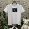 Bestseller Burberry Kurzarm Weiß Baumwolle Logo Luxus