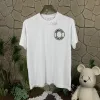 Luxus Burberry Kurzarm Weiß Baumwolle Logo Luxus