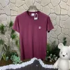 Premium Burberry Kurzarm Rot Baumwolle Solid Style