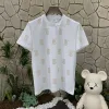Hochwertiges Burberry Kurzarm-Logo-Shirt aus weißer Baumwolle