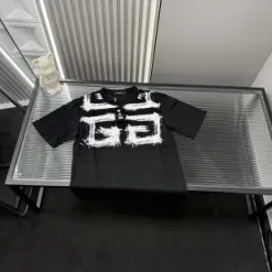Hochwertige Givenchy Kurzarm-Logo-Kollektion
