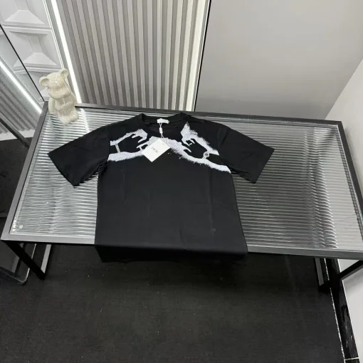 Hochwertiger Dior-Print im Kurzarmstil