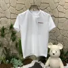 Premium Burberry Kurzarm Weißer Strick Classic Collection