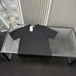 Premium Dior Kurzarm Schwarz Logo Style