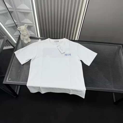Premium Dior Kurzarm-Kollektion mit weißem Logo