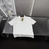 Hochwertiges Burberry Kurzarm-Shirt im weißen bestickten Stil