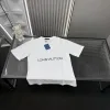 Premium Louis Vuitton Kurzarm Weiß Bestickte Kollektion