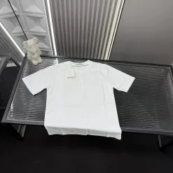 Luxus Givenchy Kurzarm Weiß bestickt Stil