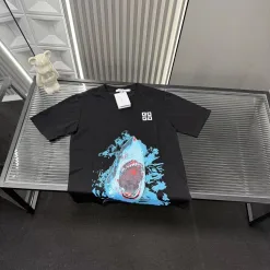 Premium Qualität Givenchy Kurzarm Schwarz Logo Luxus