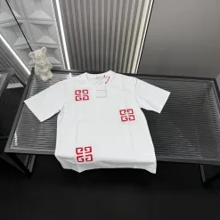 Premium Givenchy Kurzarm Weiß Klassischer Stil
