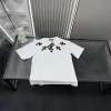 Hochwertige Chrome Hearts Kurzarm Weiß Stickerei Luxus