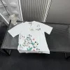 Premium Gucci Kurzarm-Stil mit weißem Druck
