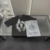 Premium Qualität Chrome Hearts Kurzarm Schwarz Print Luxus