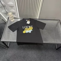 Premium Qualität Loewe Kurzarm Black Logo Kollektion