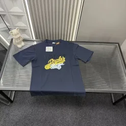 Premium Qualität Loewe Kurzarm Navy Logo Luxus