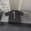 Premium Loewe Kurzarm Schwarz Leder Luxus