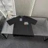 Hochwertiges Louis Vuitton Kurzarmhemd im schwarzen Logo-Stil