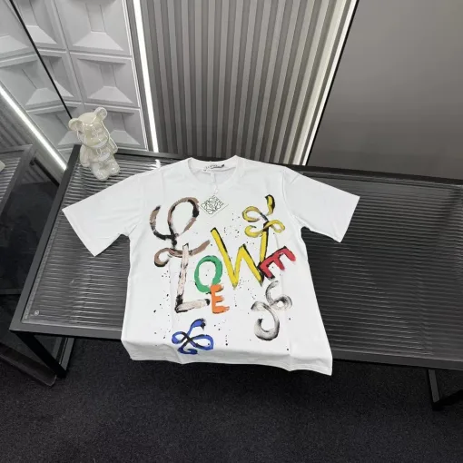 Premium Loewe Kurzarm-Kollektion in Weiß