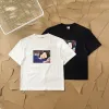 Bestseller Supreme Kurzarm Weiß Print Luxus