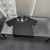 Premium Chrome Hearts Kurzarm Schwarz Bestickter Stil