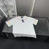 Hochwertige Chrome Hearts Kurzarm-Kollektion mit weißer Stickerei