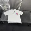 Hochwertige Chrome Hearts Kurzarm-Kollektion mit weißem Druck