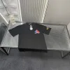Hochwertiges Chrome Hearts Kurzarm-Shirt im Schwarzdruck-Stil