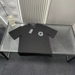 Premium Qualität Chrome Hearts Kurzarm Schwarz Stickerei Kollektion