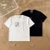 Hochwertige Loewe Kurzarm Weiß Baumwolle Logo Luxus
