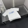 Hochwertiges Dior Kurzarmhemd im weißen Logo-Stil