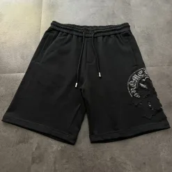 Hochwertige Chrome Hearts Shorts Schwarz Casual Style