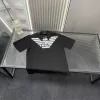 Hochwertiger Armani-Kurzarm-Stil in Schwarz