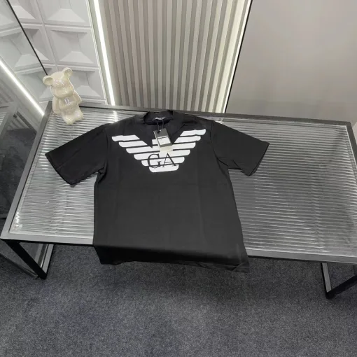 Hochwertiger Armani-Kurzarm-Stil in Schwarz