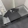Luxus Loewe Kurzarm Schwarz Logo Luxus